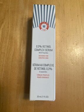 First Aid Beauty 0.3% Retinol Complex Serum - 1 fl.oz. New In Box
